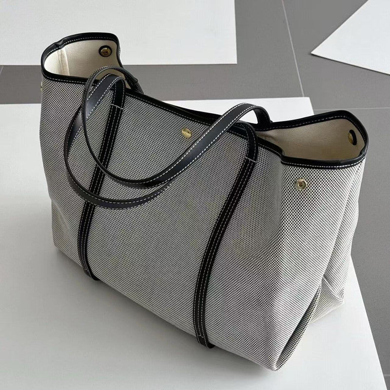 Women's Versatile Canvas Portable Large Capacity Commuter Tote Bag