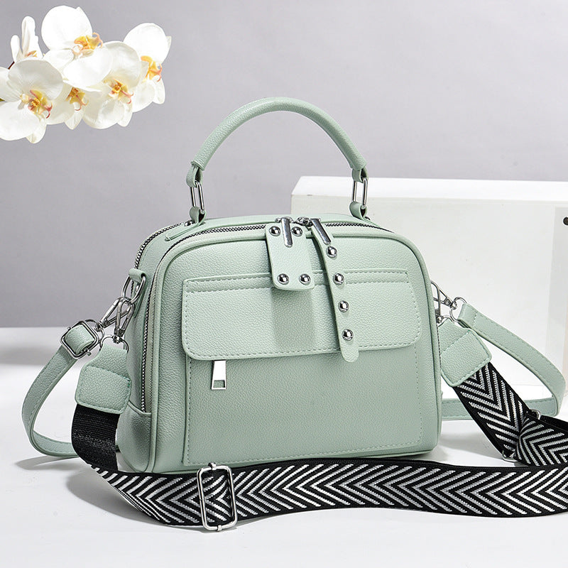 Pretty Stylish Texture Simple Multilayer One Handbags