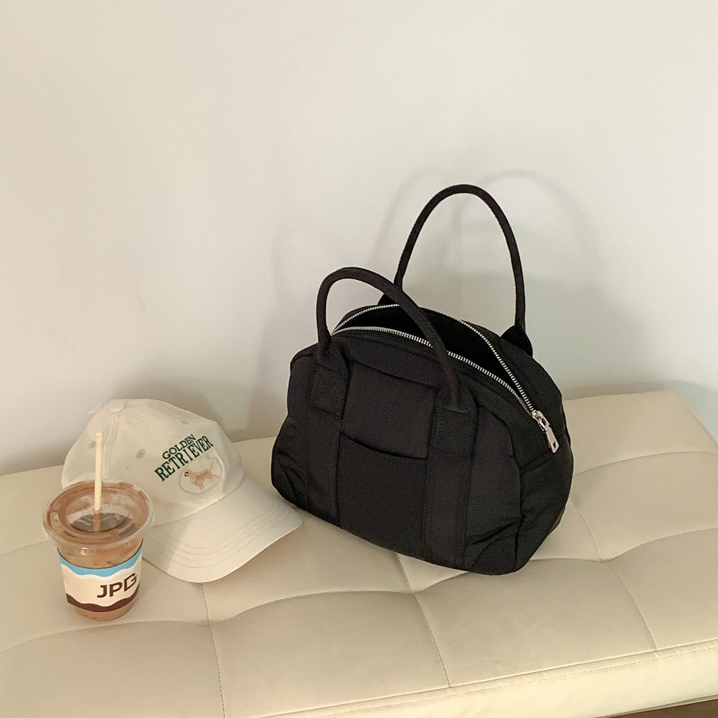 Women's Nylon Boston Fashion Commuter Bowling Lightweight Large Women's Handbag