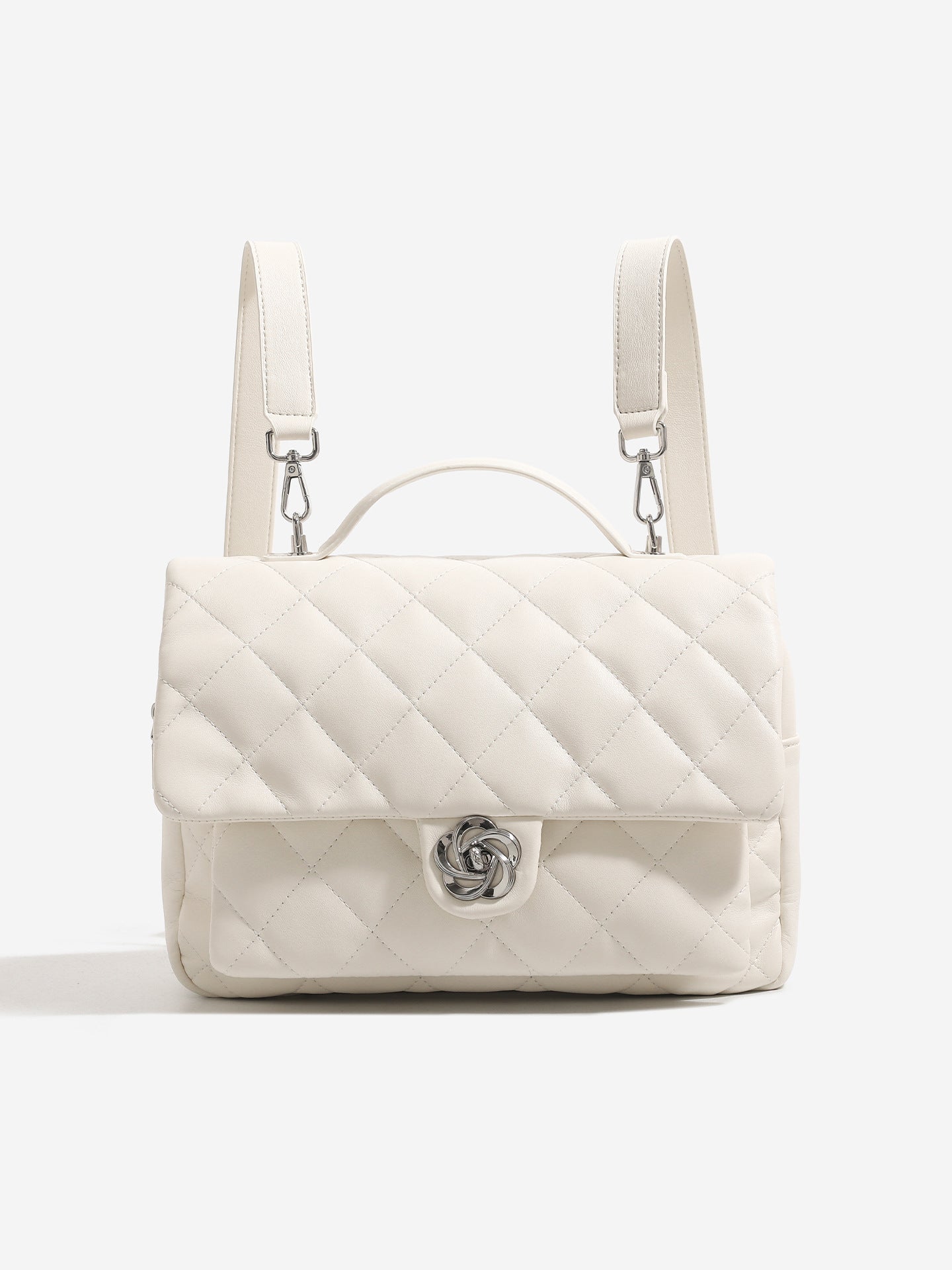 Women's High-grade Fashion Diamond Quilted Design Sense Leisure Backpacks