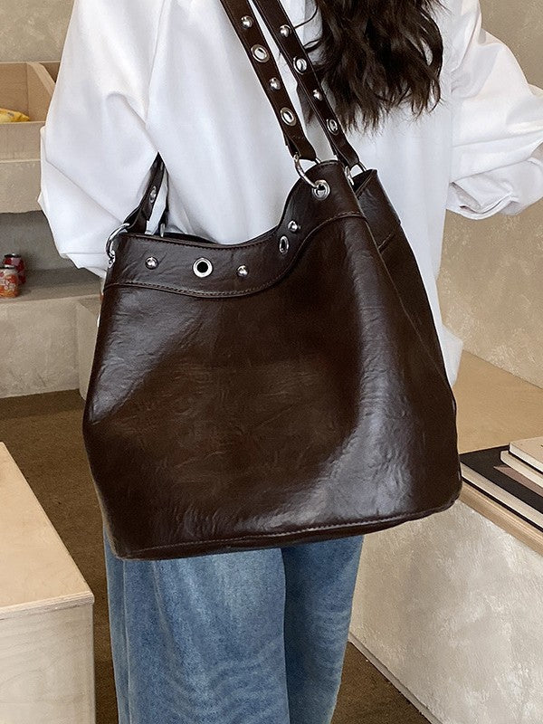 Women's Large Capacity High-grade Soft Leather Retro Women's Shoulder Bag