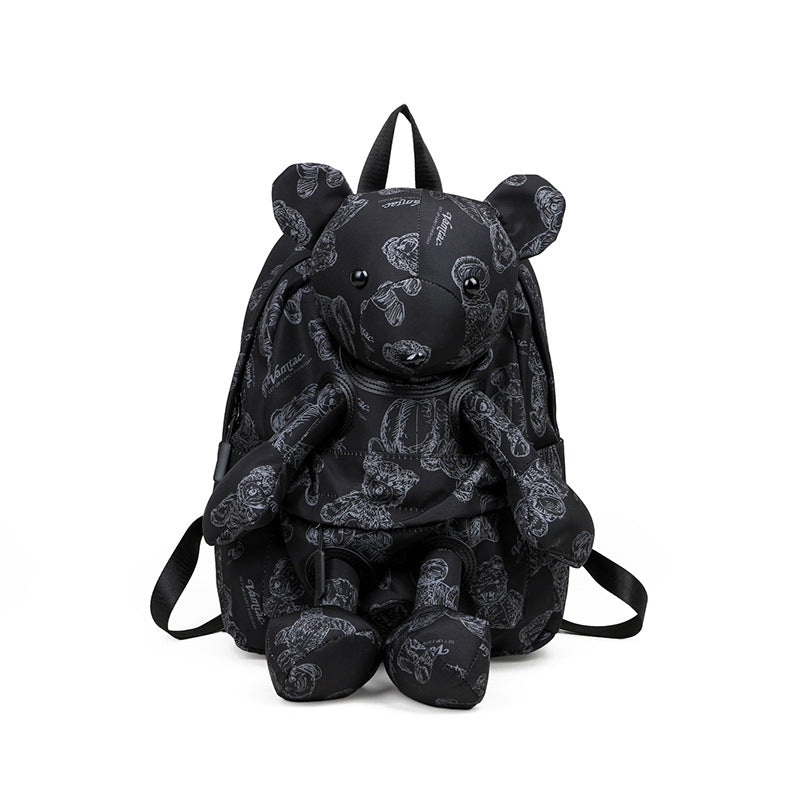 Bear Doll Spine Protection Burden Reduction Leisure Backpack