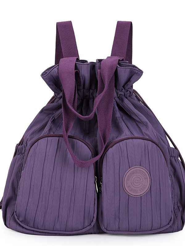 Women's Design Leisure Lightweight Drawstring Large Capacity Women's Backpack