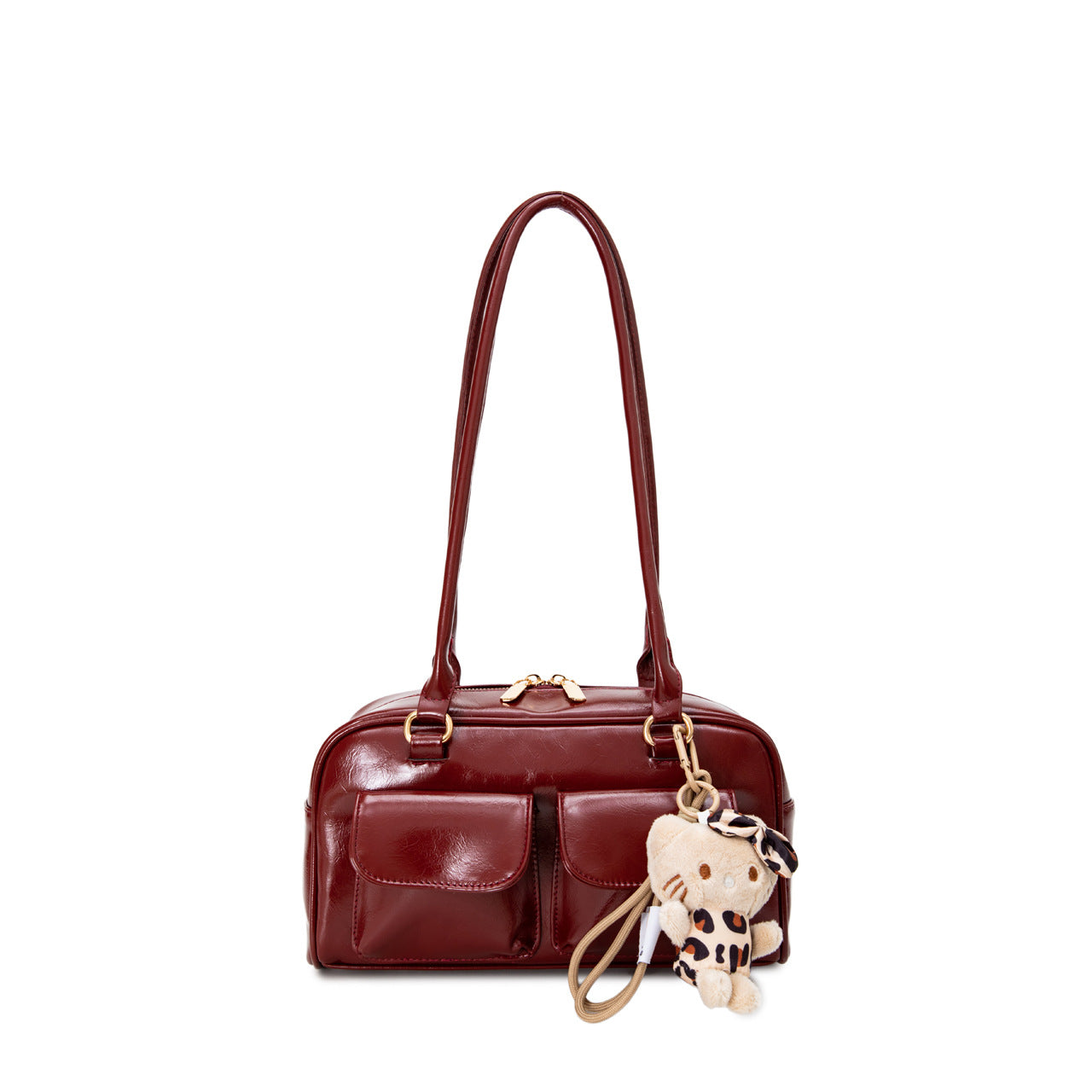 Women's Niche Underarm Large Capacity Retro Simple Commute Tote Bags