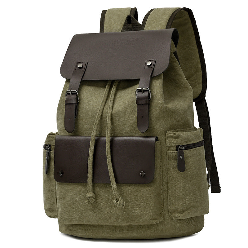 Men's Canvas Sense Fashion Computer Retro Leisure Backpack