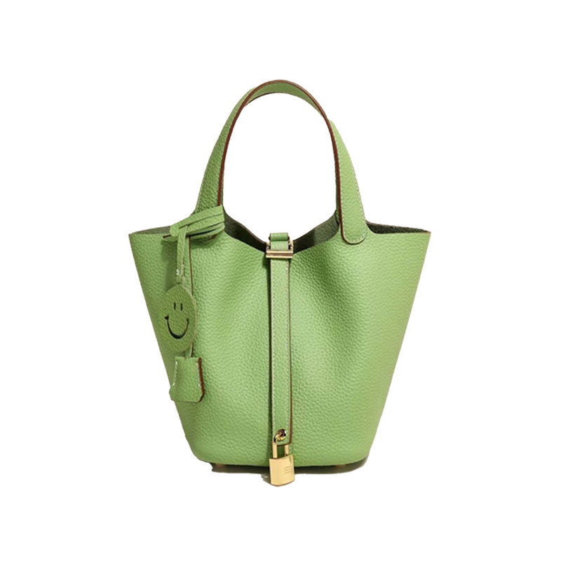 Women's Vegetable Basket Summer Imported Cowhide Handbags