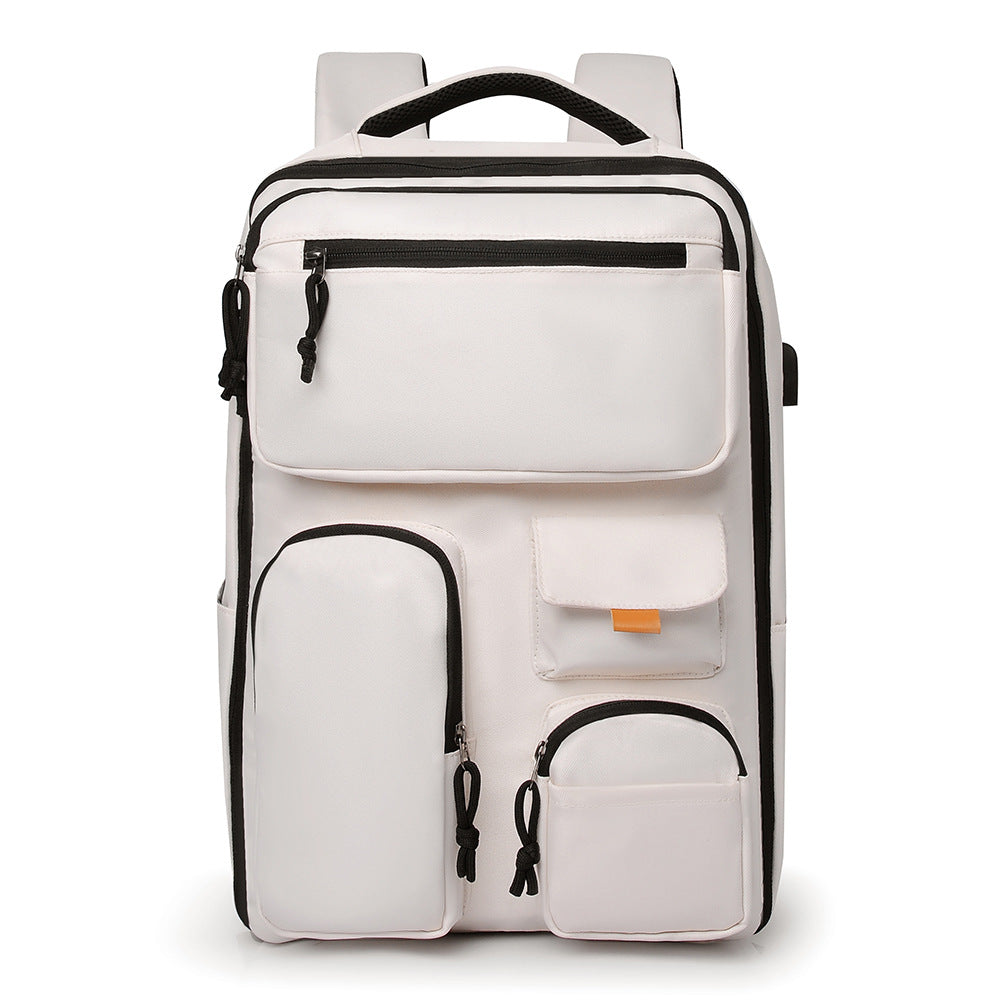 Women's & Men's Large Capacity Computer Fashion Trendy Lightweight Leisure Backpack