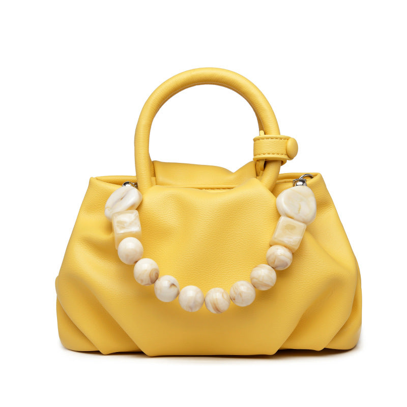 Women's Niche Fashionable Pleated Cloud Portable Elegant Korean Style Women's Handbag