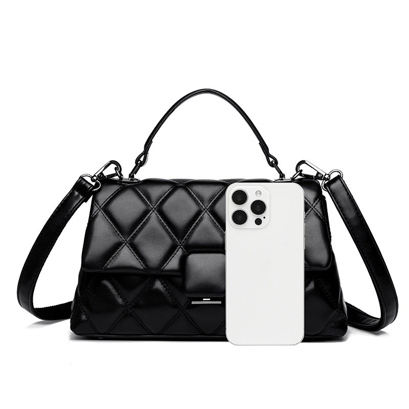 Women's Thread Fashion Simple Soft Surface Western Women's Shoulder Bag