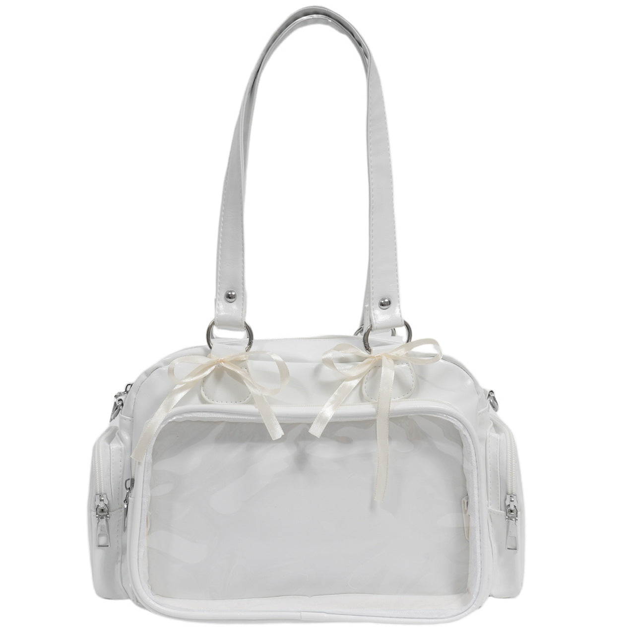 Large Capacity Transparent Bar Secondary Element Shoulder Bags