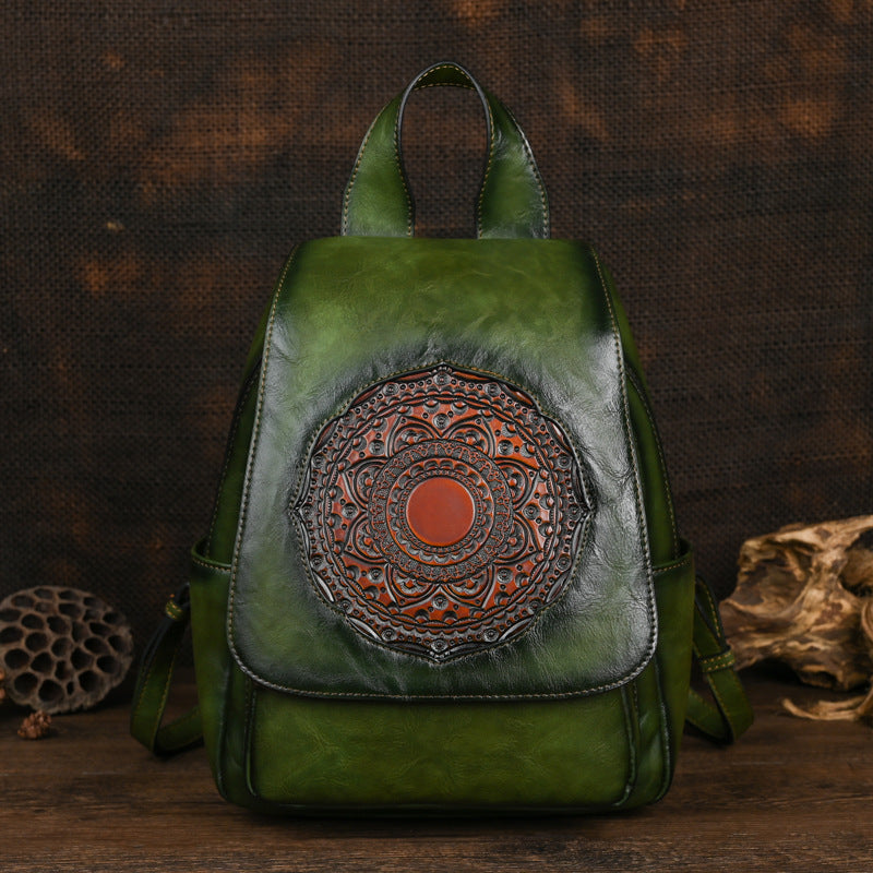 Women's Retro Style Trendy Ethnic Design Artistic Travel Bags