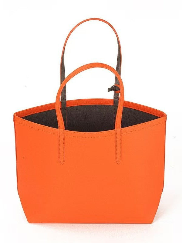 Women's Crocodile Double-sided Thickened Shopping Mother Portable Bags