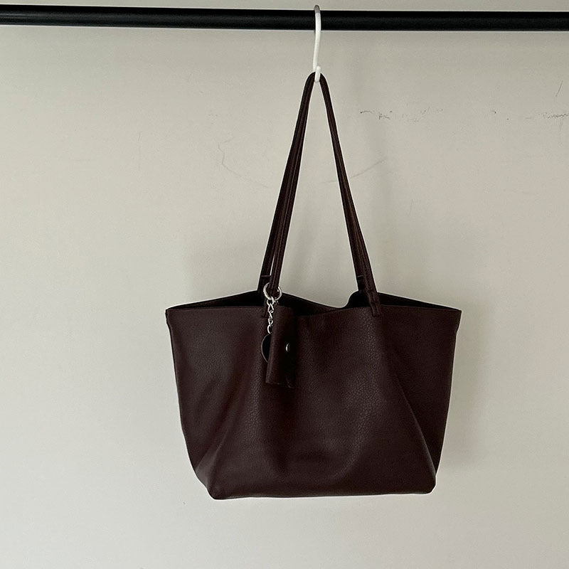 Fashion Simple Hand-held Female Trendy Commuter Shoulder Bags