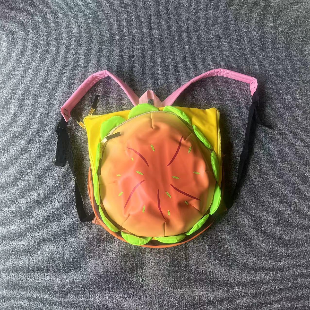 Graceful Durable Cheeseburger Cute Large Capacity Backpacks