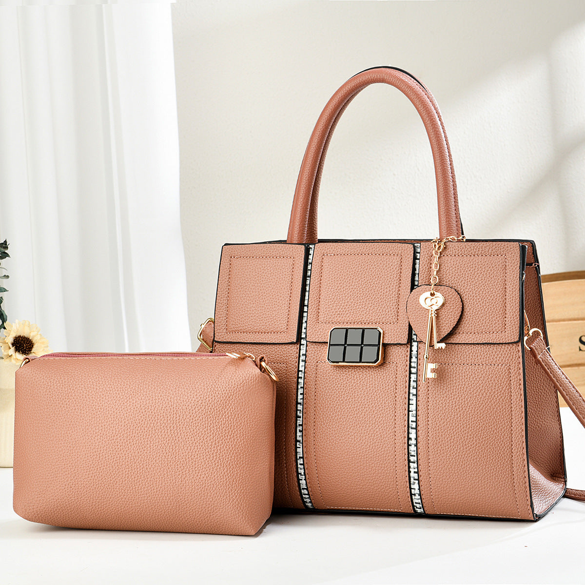 Unique Classic Trendy Stylish Two-piece Fashion Women's Handbag