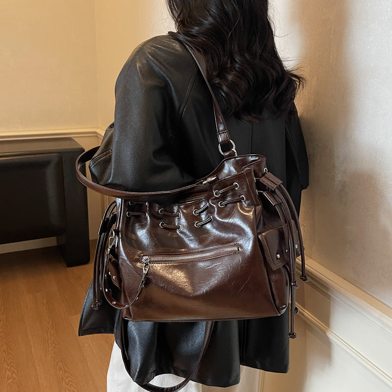 Women's Large Capacity High-grade Retro Easy Matching Bags
