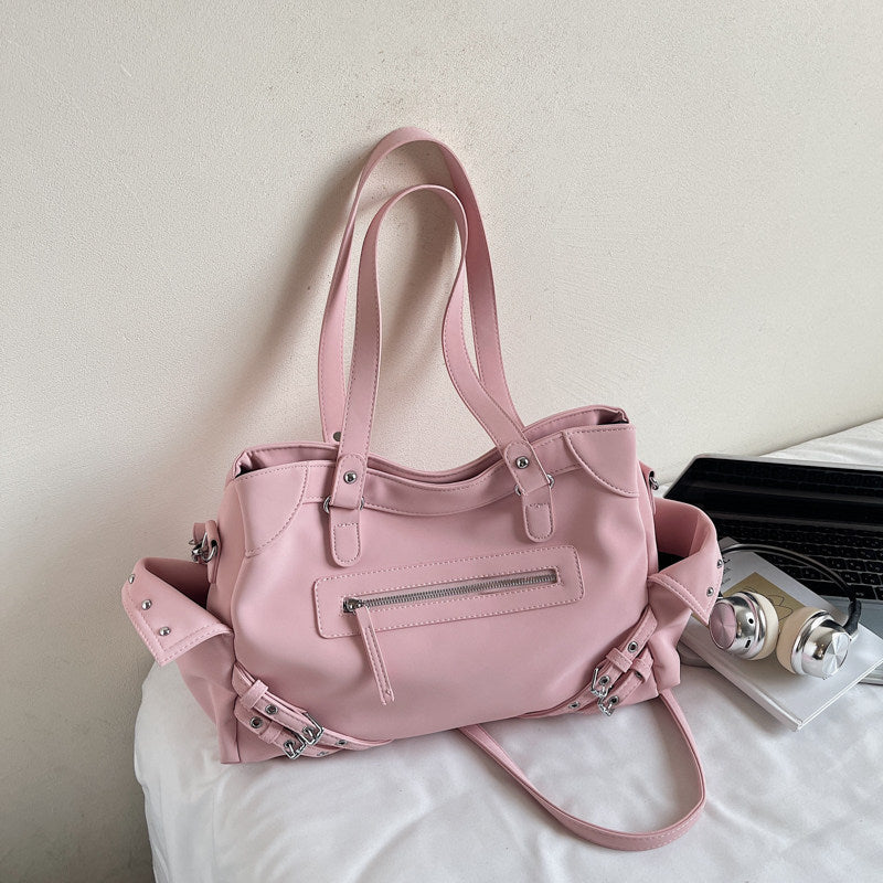 Women's Locomotive Style Suede Summer Fashion Retro Women's Messenger Bag