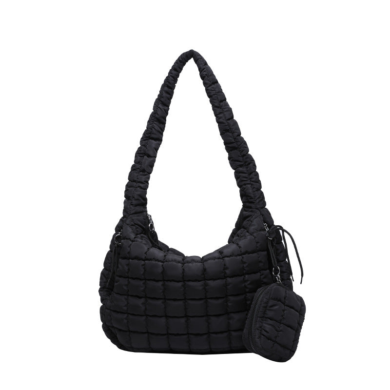 Pleated Cloud Portable Mother Dumpling Large Capacity Bags