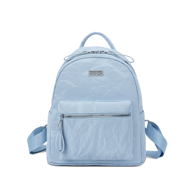 National Style Imitation Fabric Female Trend Leisure Backpacks