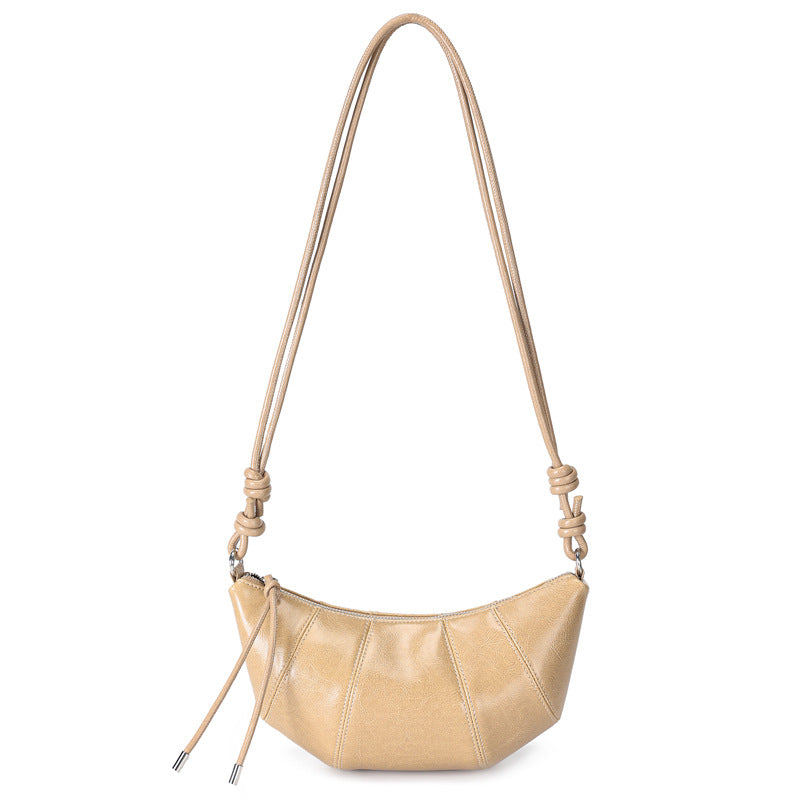 Women's Leather Fashion Spring Underarm Dumpling High Bags