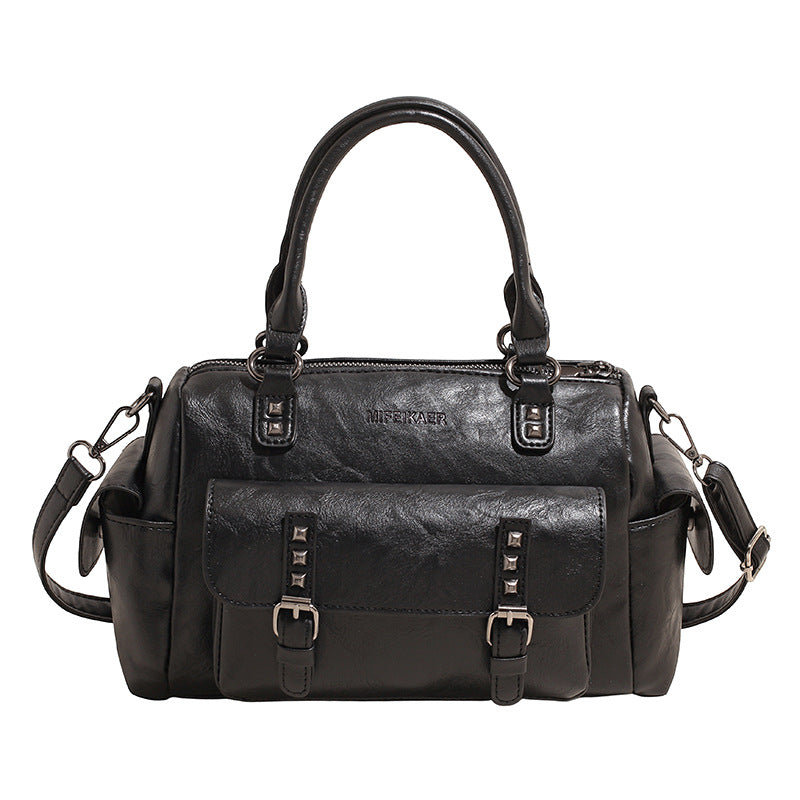 Women's Fashion Large Capacity Retro High Sense Women's Messenger Bag