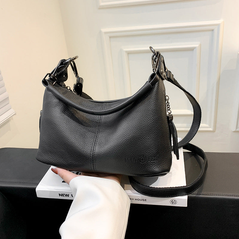 Women's Genuine Cattlehide Leather Surface Summer Large Capacity Bags
