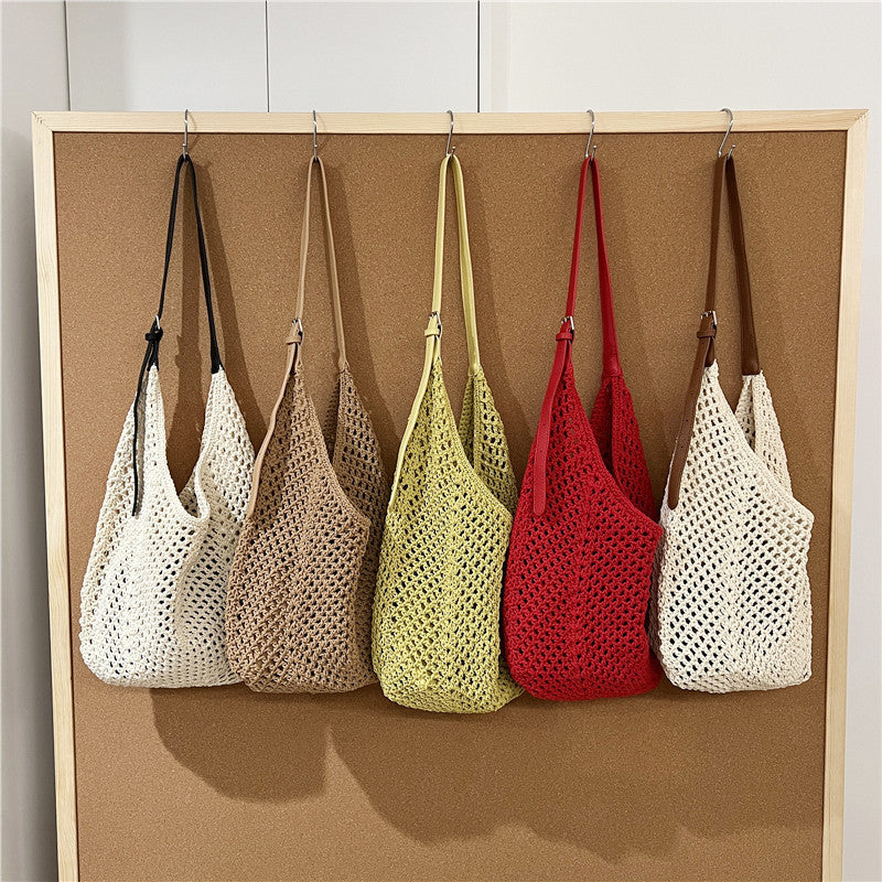 Summer Korean Style Niche Hand-woven Large Bags
