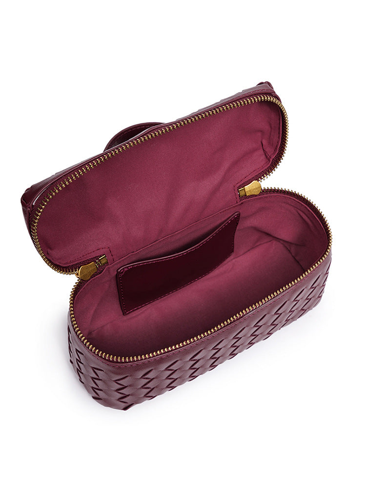 Hand-woven Fashion Lunch Box Practical Trend Women's Shoulder Bag