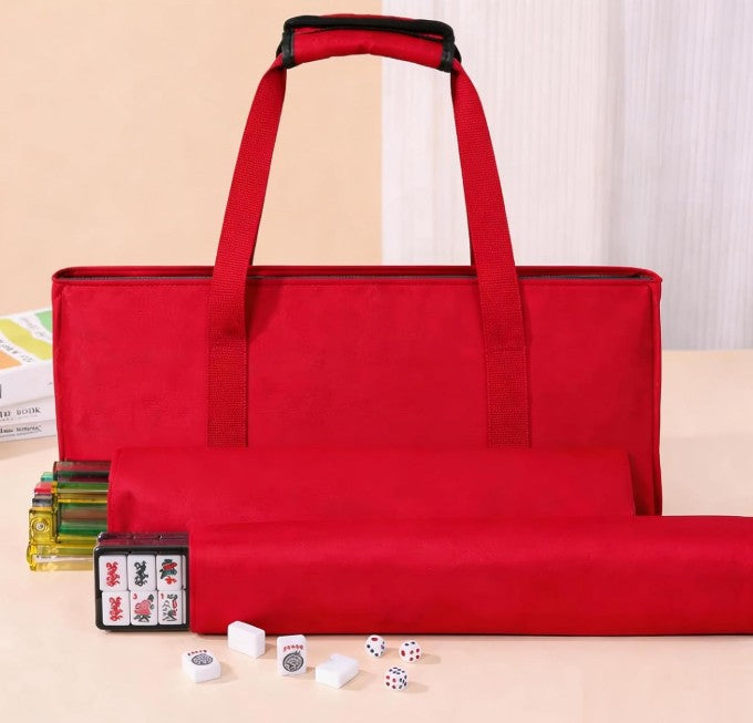 Mahjong Storage Three-piece Suit With Parts Portable Large Makeup Bag
