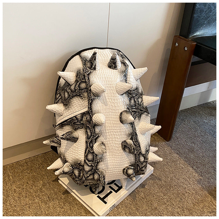 Women's & Men's Korean Chic Unique Funny Hedgehog Popular Leisure Backpack