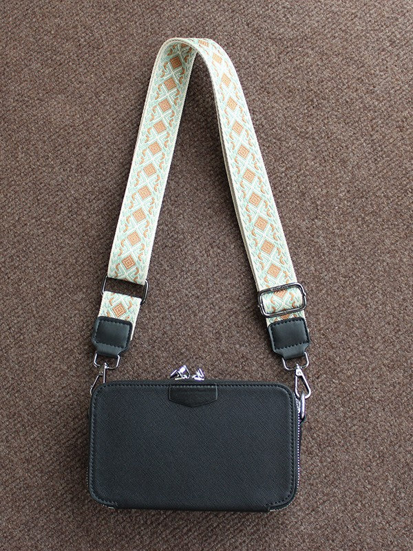 Leather Western Style One Underarm Wide Small Square Bags