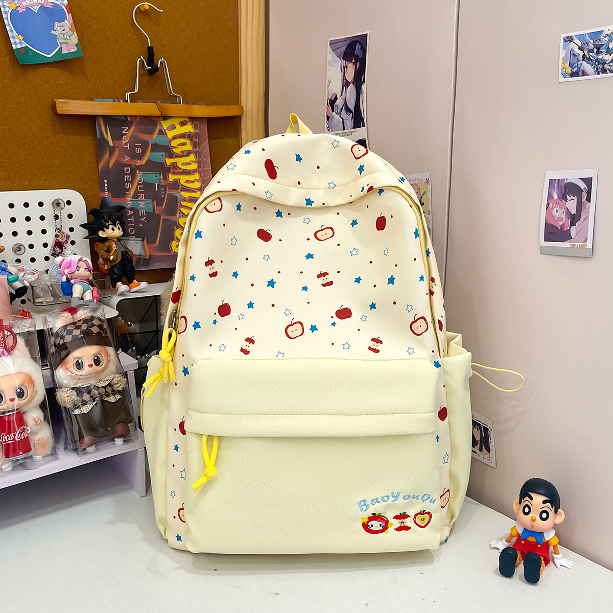 Style Good-looking Primary Secondary Lightweight Fresh Sweet Leisure Backpack