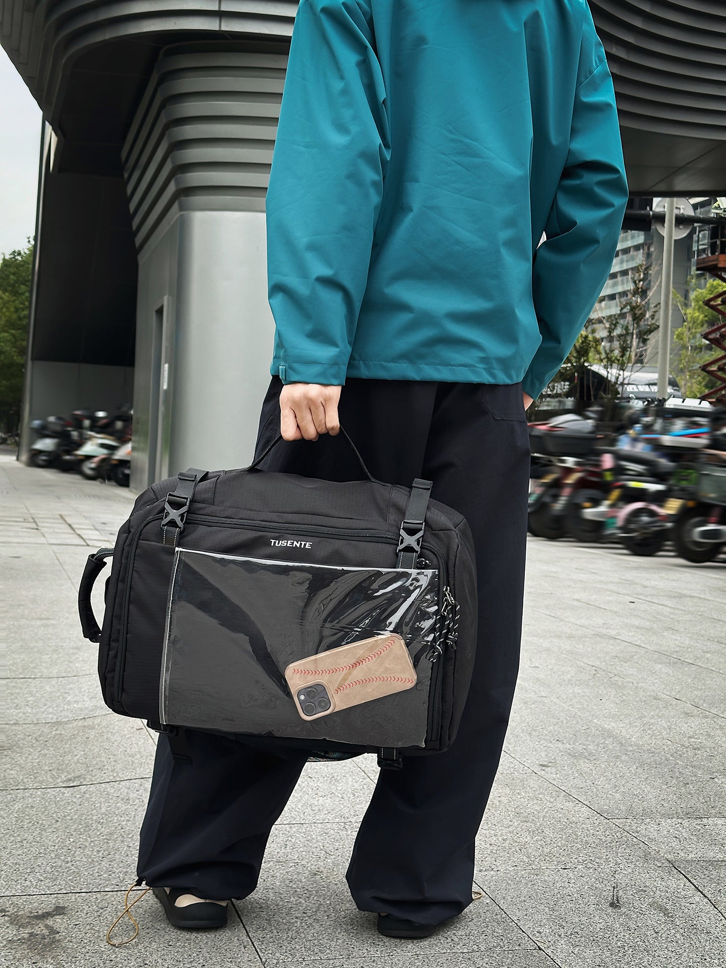 Couple Large Capacity Fashion Trend College Transparent Leisure Backpack
