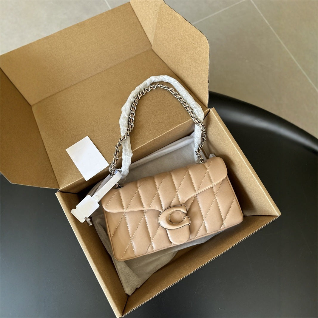 Underarm Dionysian Fashion Rhombic Sheepskin Chain Women's Shoulder Bag