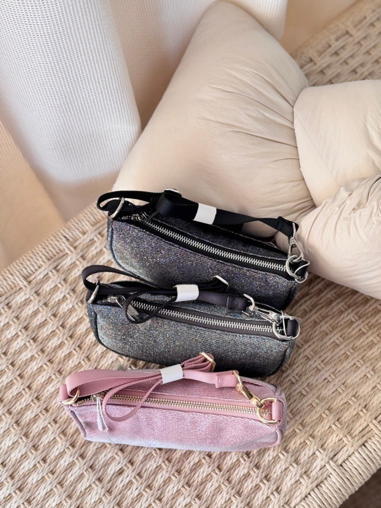 Shiny Crescent Large Capacity Trendy Date Bags