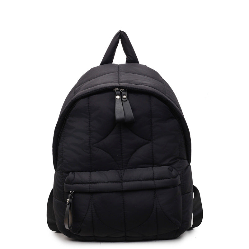 Women's Embroidery Thread Cotton Filling Commute Leisure Backpacks