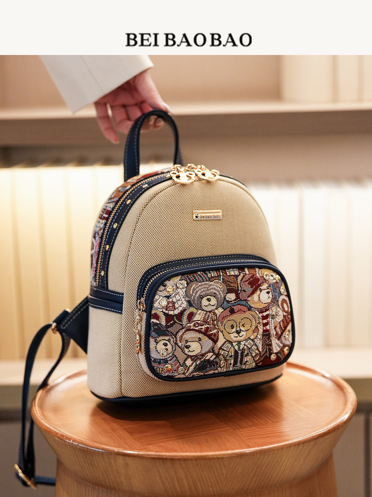 Women's Source Korean Style Commuter Fashion Versatile Women's Backpack