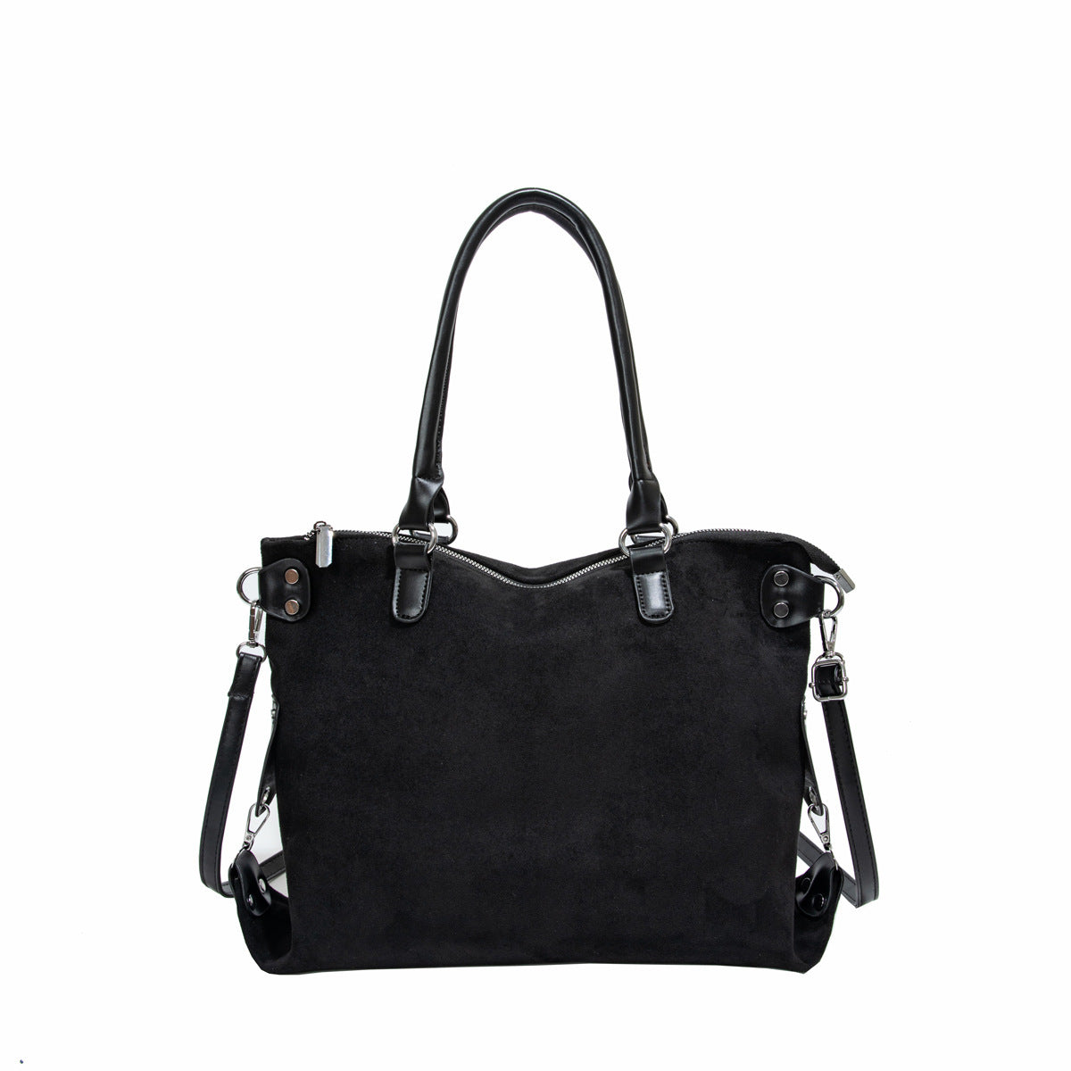 Women's Leopard Print Stylish Good Texture Underarm Large Tote Bags