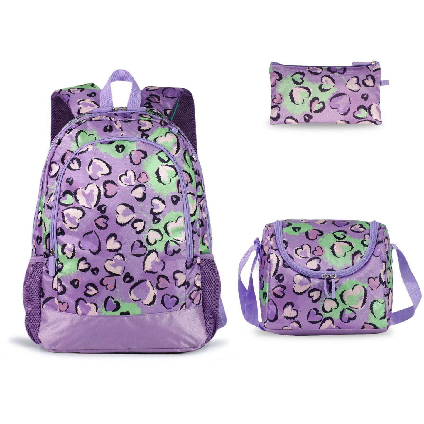 Elements Game Love Three-piece Portable Burden Leisure Backpack