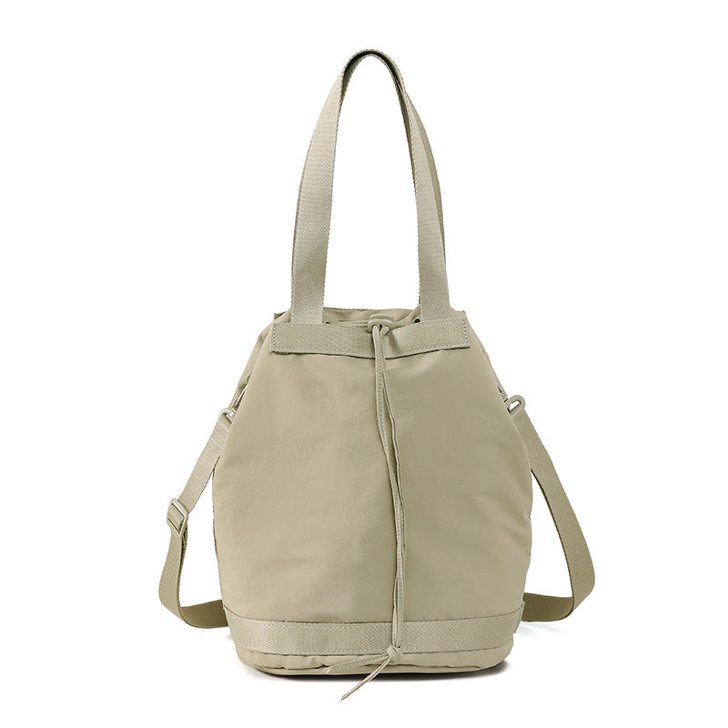 Drawstring Hand Large Capacity Strap Detachable Bucket Bag