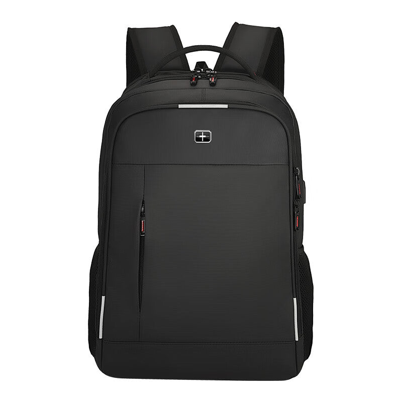 Men's Swiss Army Knife Simple Large Capacity Daily Commute Leisure Backpack
