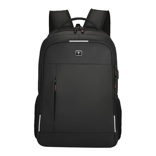 Men's Swiss Army Knife Simple Large Capacity Daily Commute Leisure Backpack
