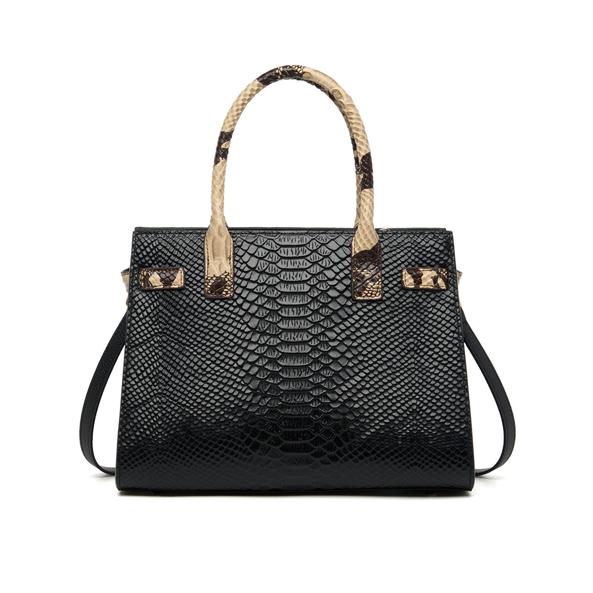 Women's Pure Cowhide Commuter Leather Saddle Formal Women's Messenger Bag