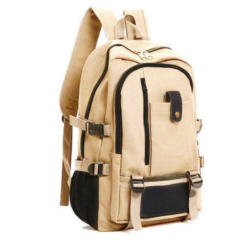 Men's Site Tools Canvas Labor Protection Repair Woodworking Leisure Backpack