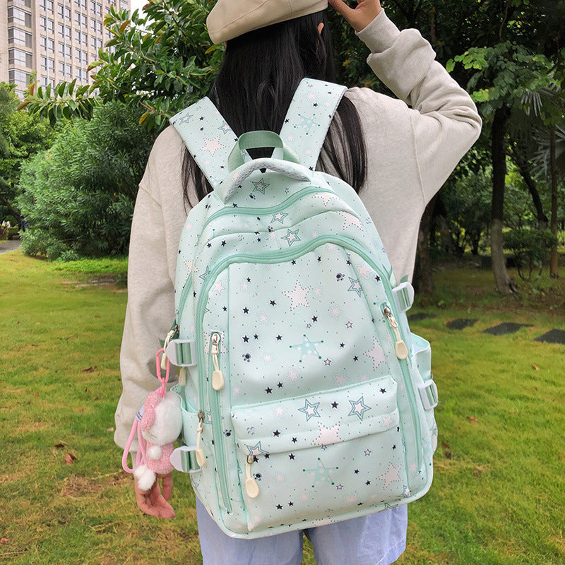 Korean Style Good-looking Early High College Simple Backpacks