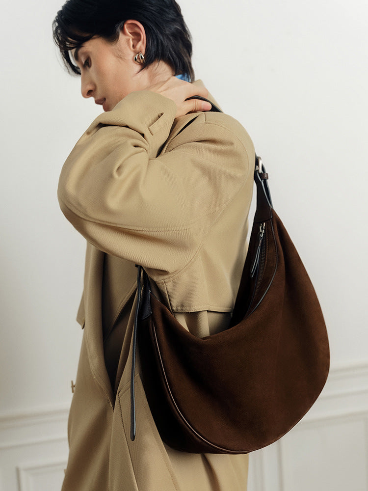 Women's Vegetable Tanned Matte Leather Selenodont One Genuine Bags