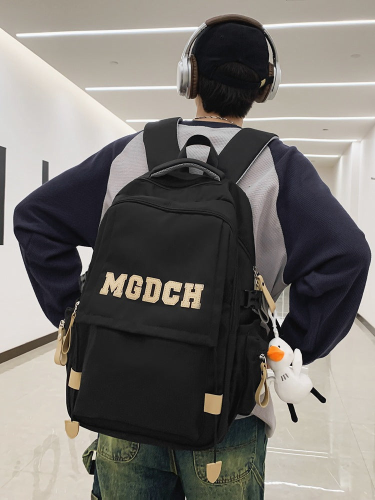 Women's & Men's Large Capacity Junior High Burden Reduction Leisure Backpack