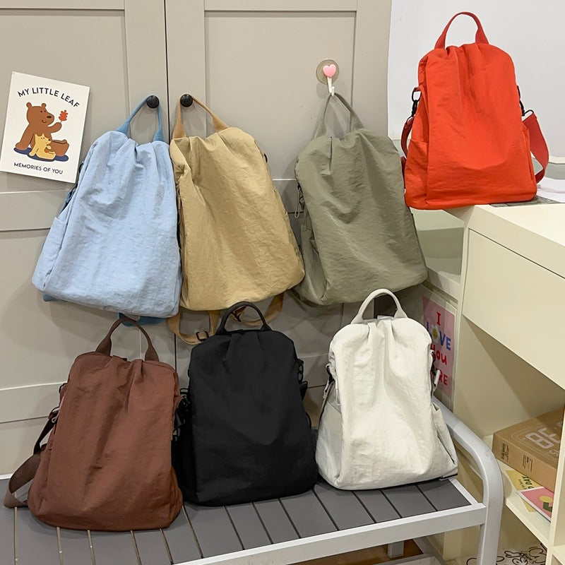 Women's Lightweight Nylon Shopping Fashion Versatile Simple Women's Backpack