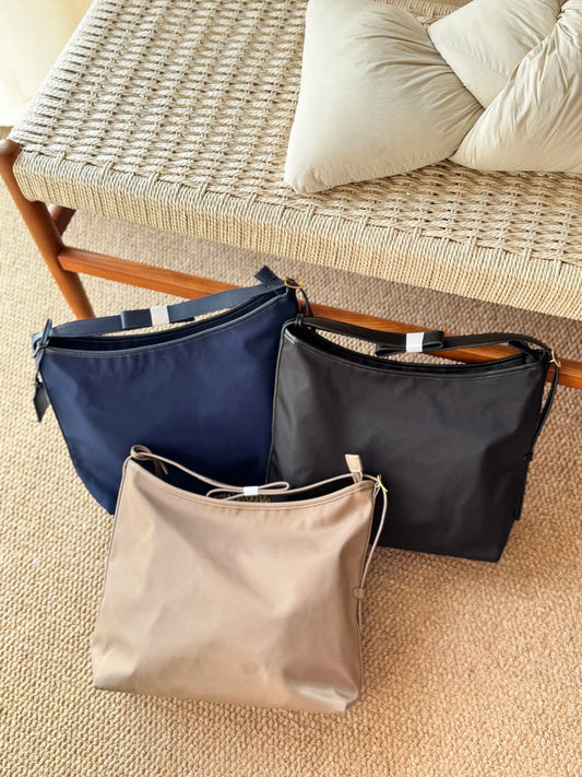 Contrast Color Canvas Design Mobile Retro Underarm Bag