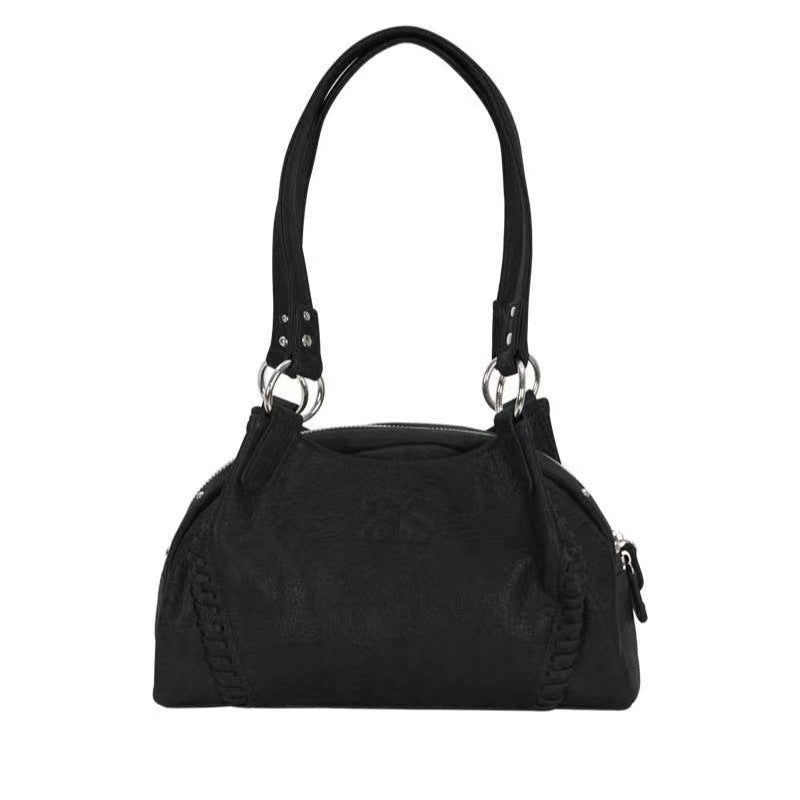 Fashion Hobo Leather Motorcycle Large Capacity Bags